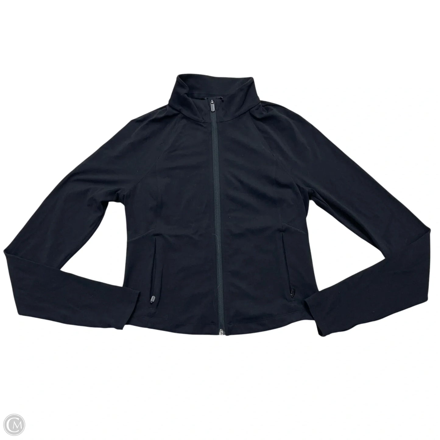 Athletic Jacket By Athleta In Black, Size: M