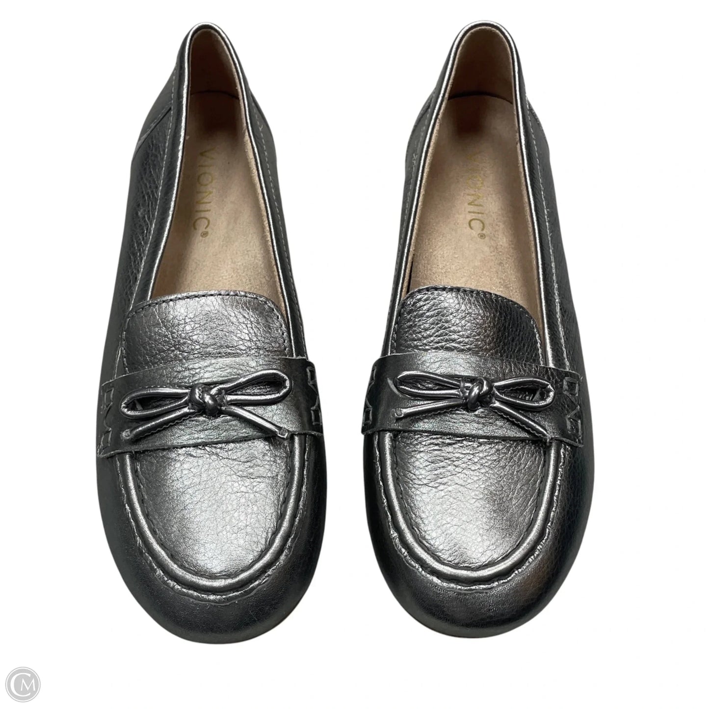 Shoes Flats By Vionic In Silver, Size: 6.5