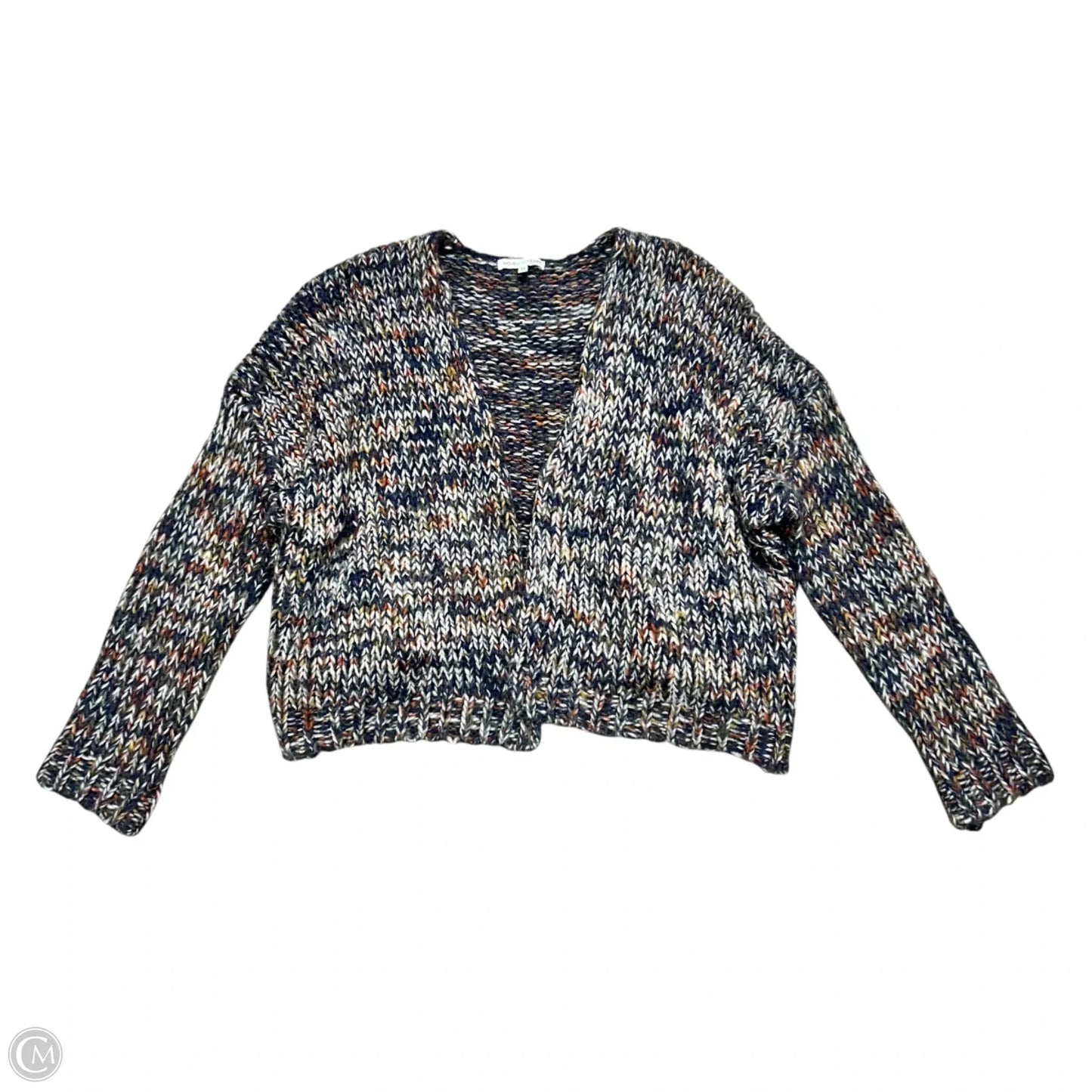 Sweater Cardigan By Woven Heart In Navy, Size: M