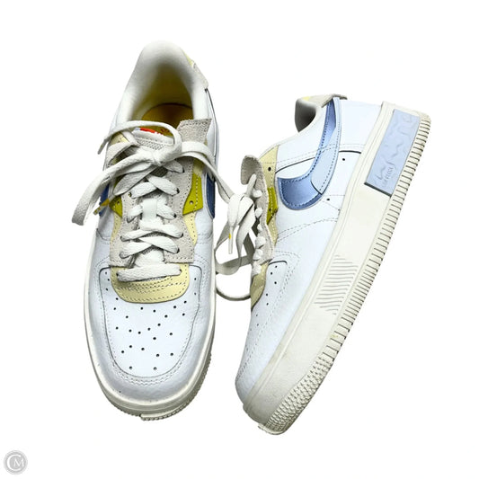 Shoes Sneakers By Nike In Blue & White, Size: 8.5