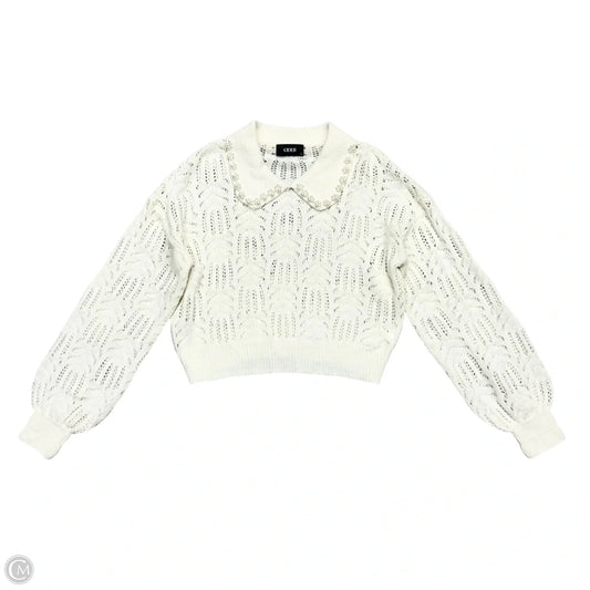 Sweater By Cider In Cream, Size: Xl