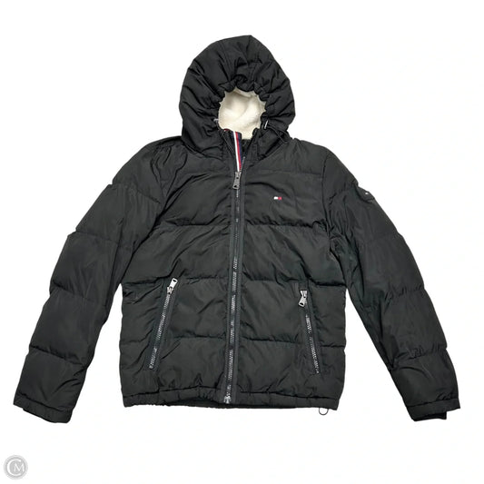 Coat Puffer & Quilted By Tommy Hilfiger In Black, Size: S