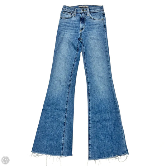 Jeans Flared By Joes Jeans In Blue Denim, Size: 00