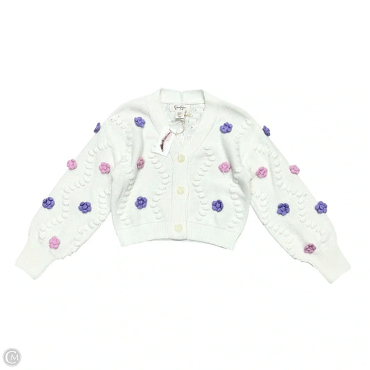 Sweater Cardigan By Jessica Simpson In White, Size: Xs