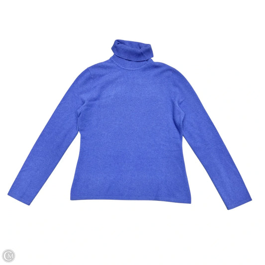 Sweater Cashmere By Lord And Taylor In Blue, Size: L