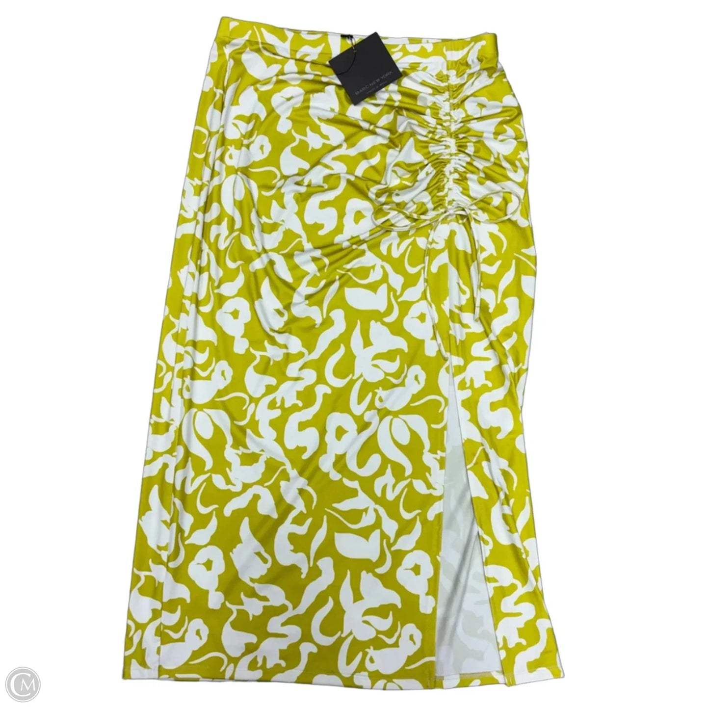 Skirt Maxi By Marc New York In Green & White, Size: 8