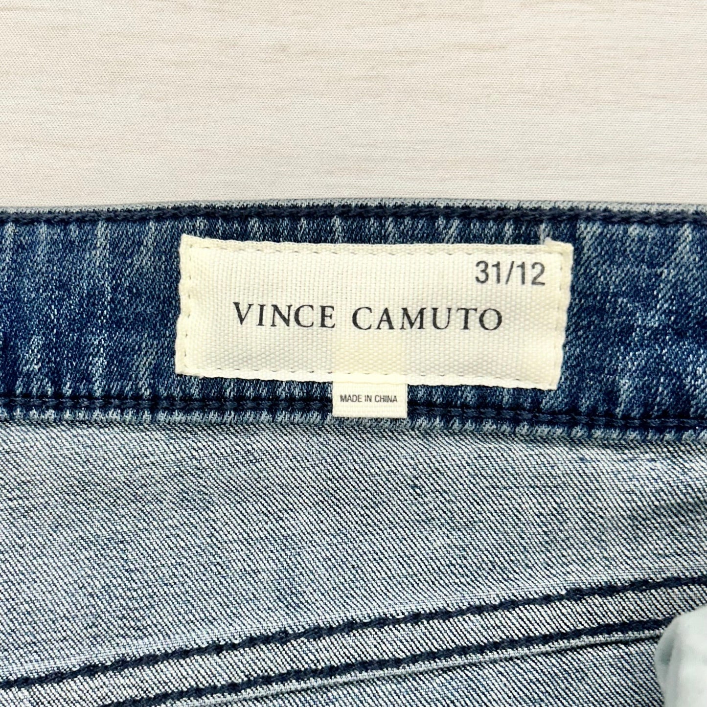 Blue Denim Jeans Skinny By Vince Camuto, Size: 12