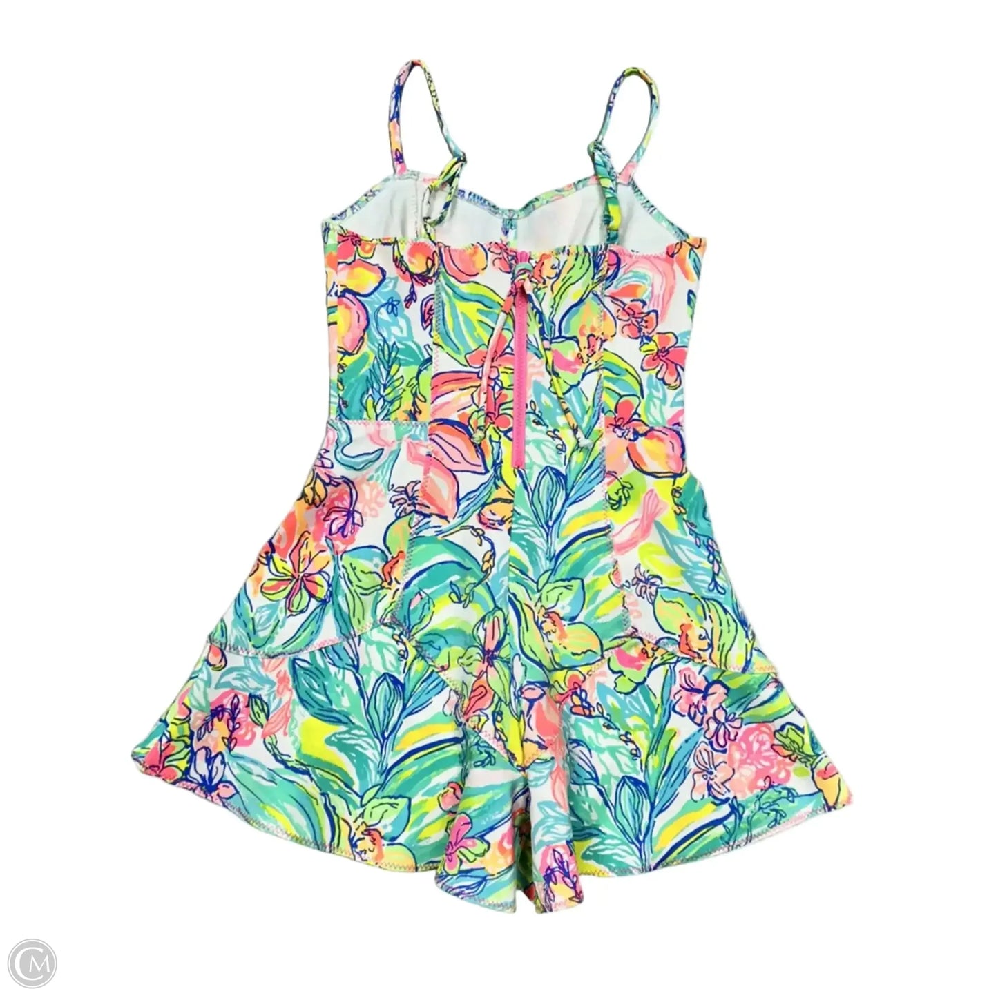 Romper Designer By Lilly Pulitzer In Floral Print, Size: Xxs