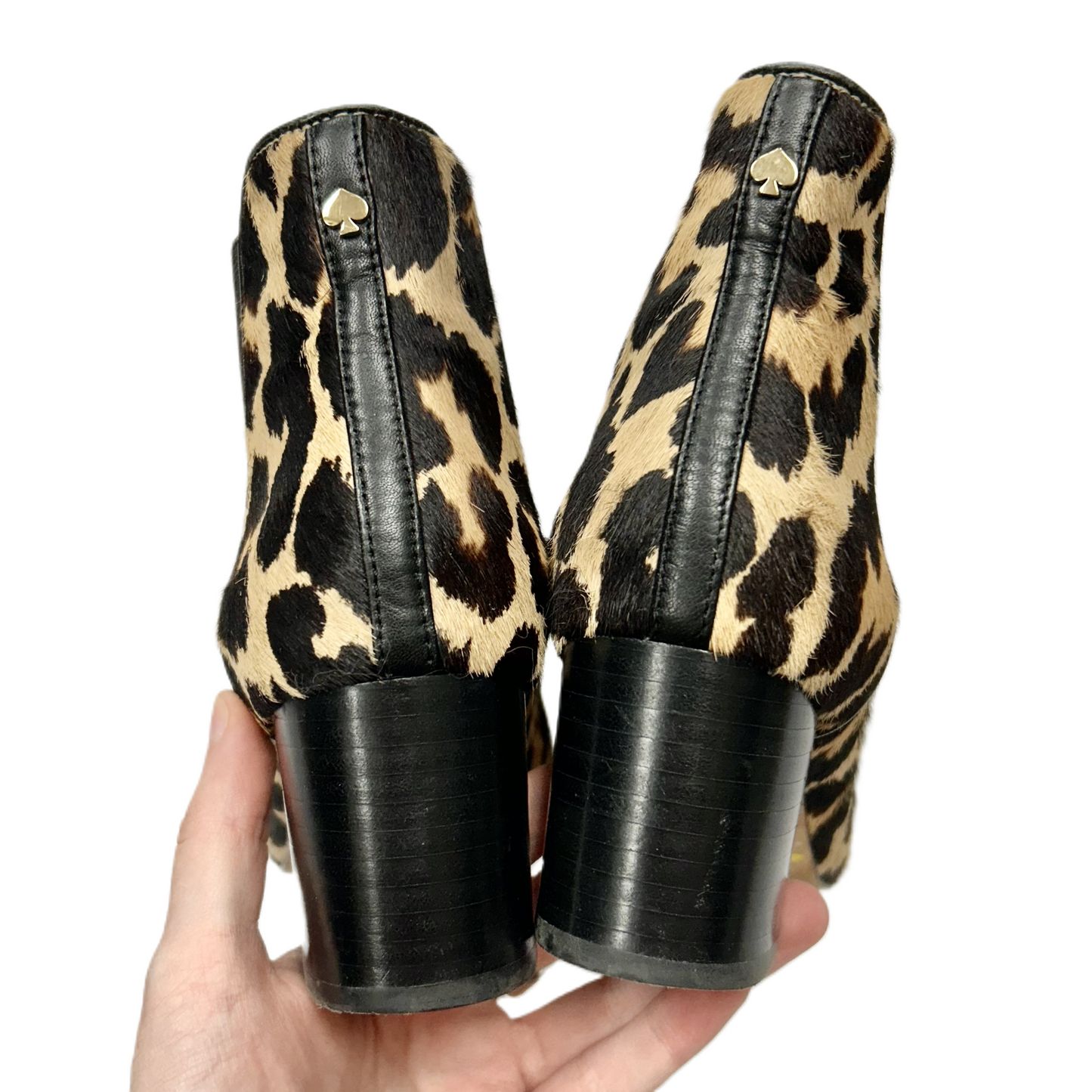 Boots Designer By Kate Spade In Leopard Print, Size: 6.5