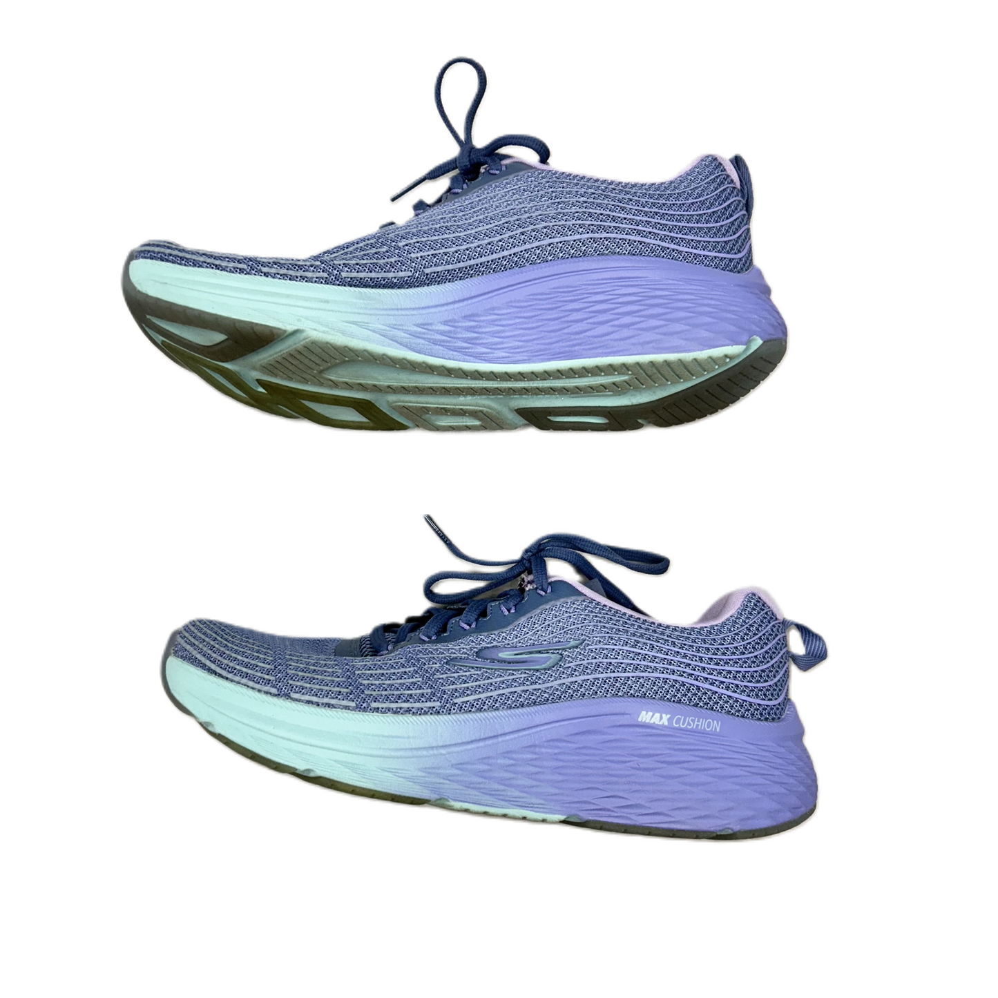 Shoes Athletic By Skechers In Blue & Purple, Size: 9