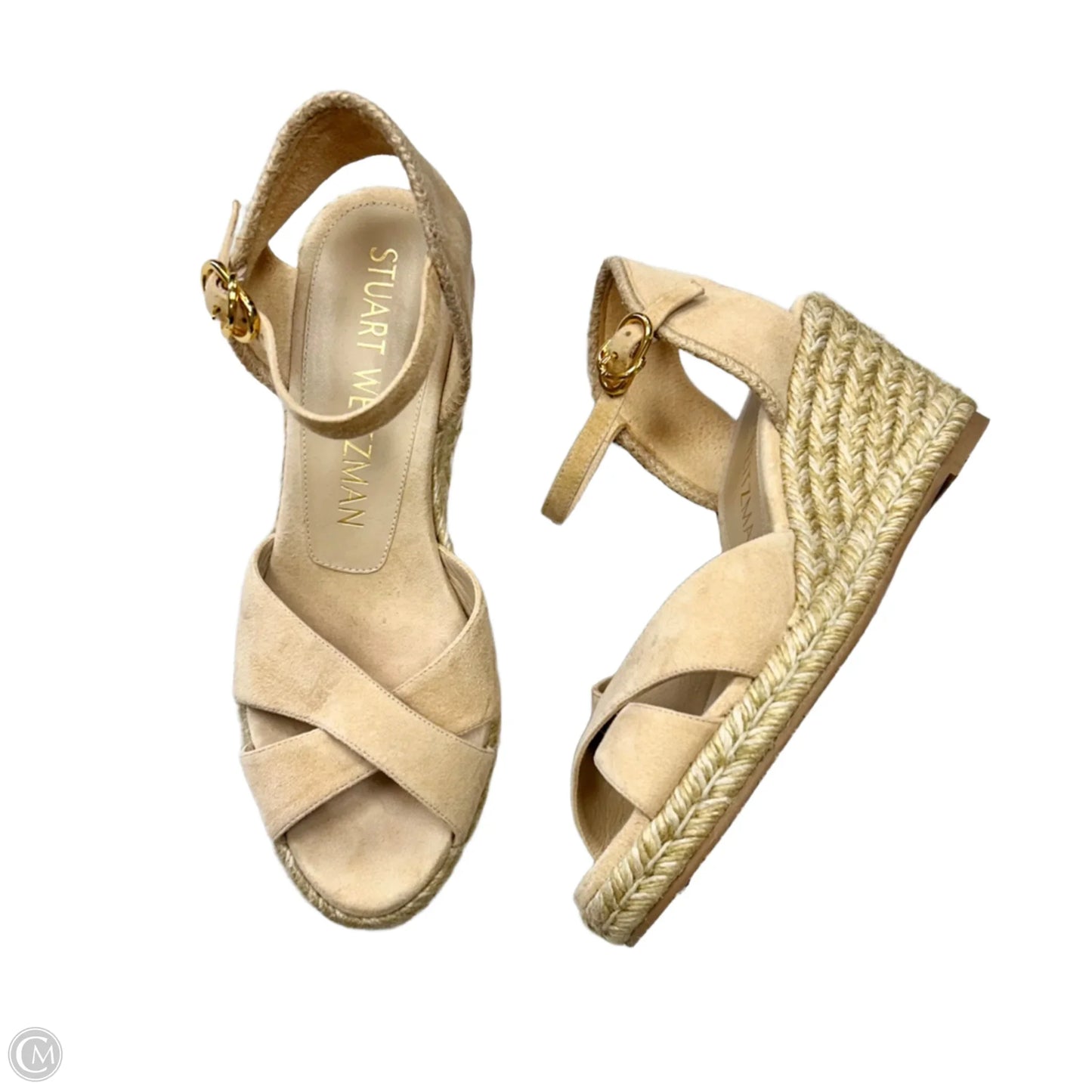 Sandals Designer By Stuart Weitzman In Tan, Size: 7