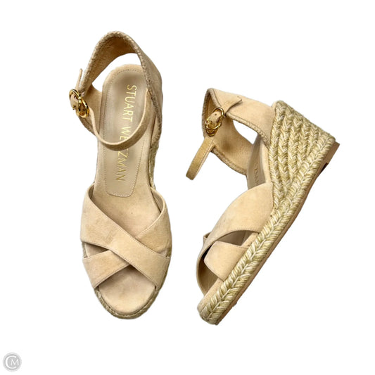 Sandals Designer By Stuart Weitzman In Tan, Size: 7