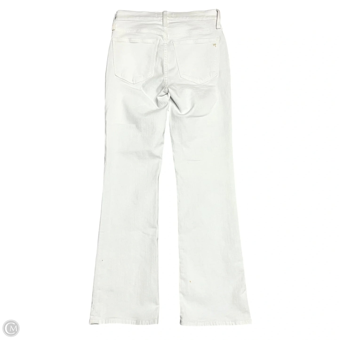Jeans Straight By Madewell In White Denim, Size: 0