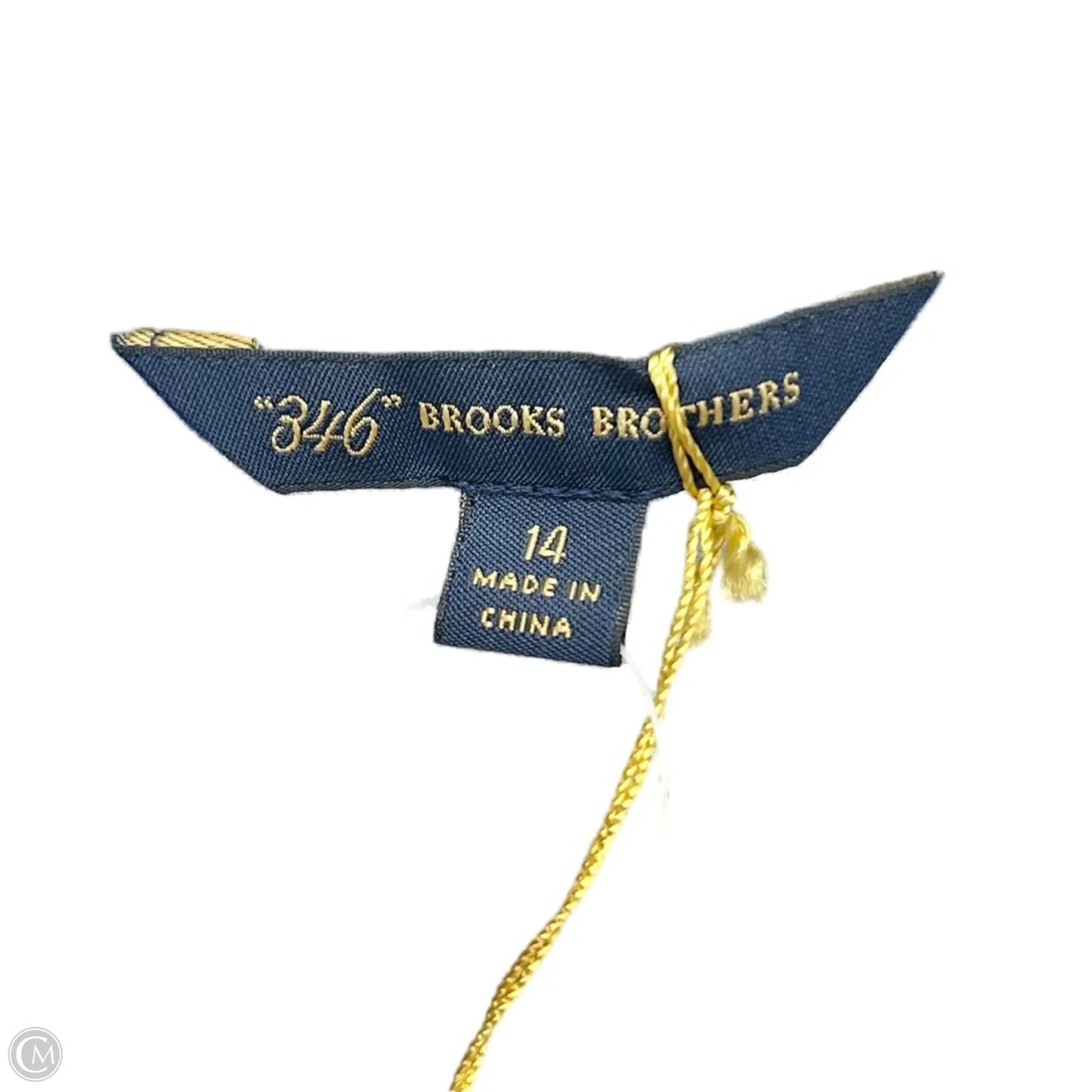 Top Long Sleeve By Brooks Brothers In Blue & Red & White, Size: Xl