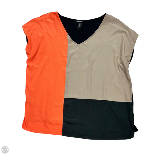 Top Short Sleeve By Lane Bryant In Multi-colored, Size: 3x