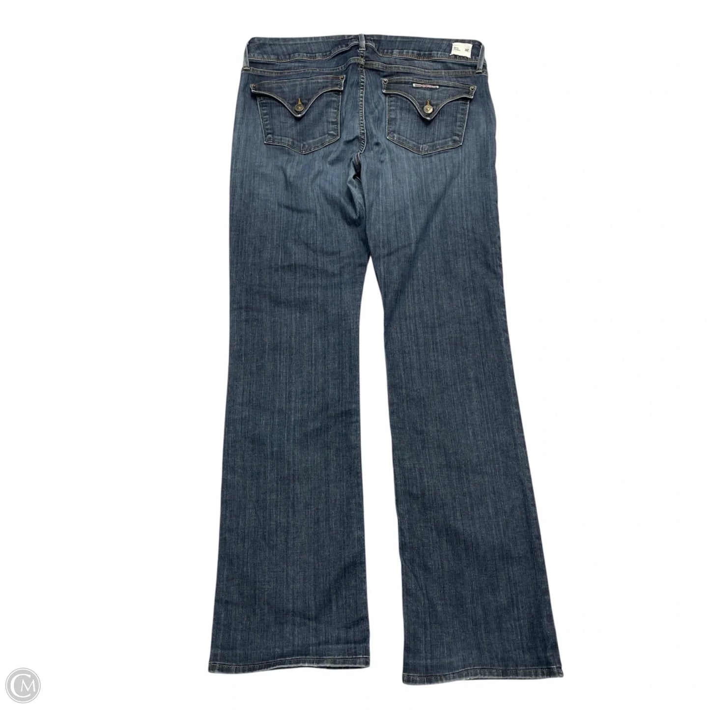 Jeans Straight By Hudson In Blue Denim, Size: 14