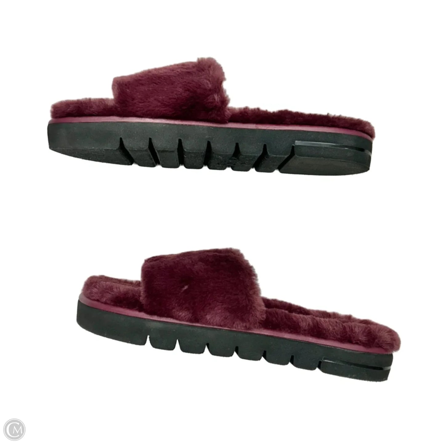 Sandals Designer By Stuart Weitzman In Maroon, Size: 8