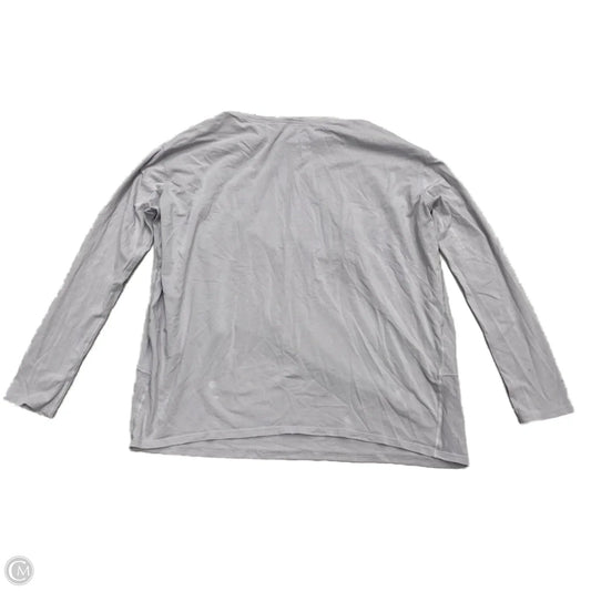 Athletic Top Long Sleeve Collar By Lululemon In Purple, Size: Xs