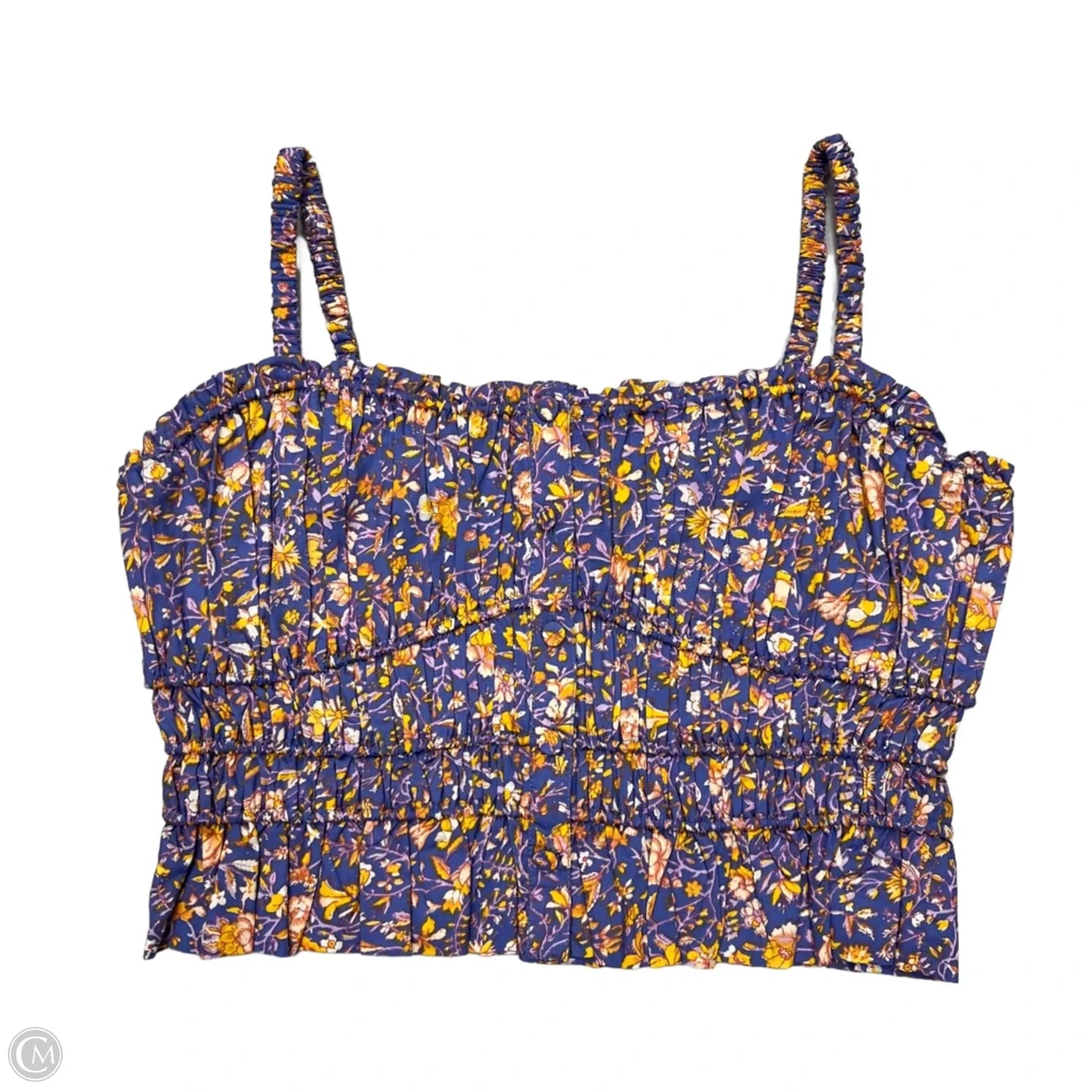 Top Sleeveless By J. Crew In Floral Print, Size: S