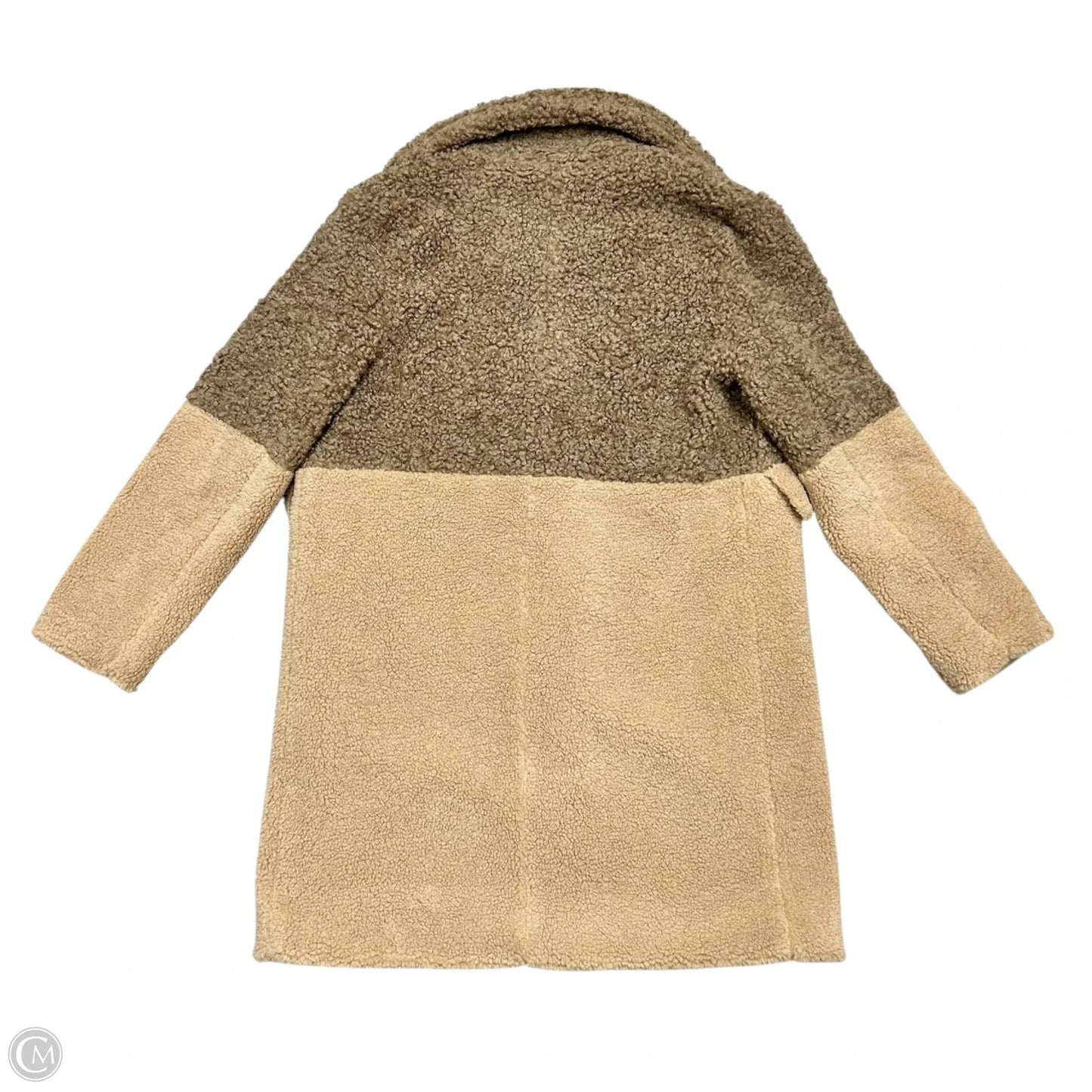 Coat Faux Fur & Sherpa By 7 For All Mankind In Tan, Size: Xs