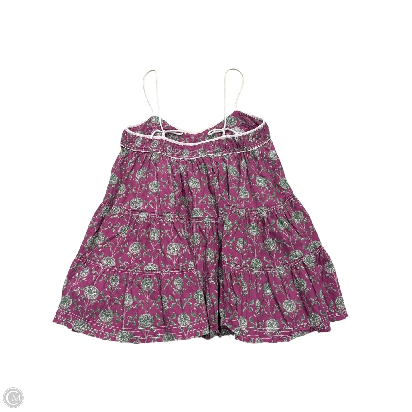 Dress Casual Short By Free People In Green & Pink, Size: S