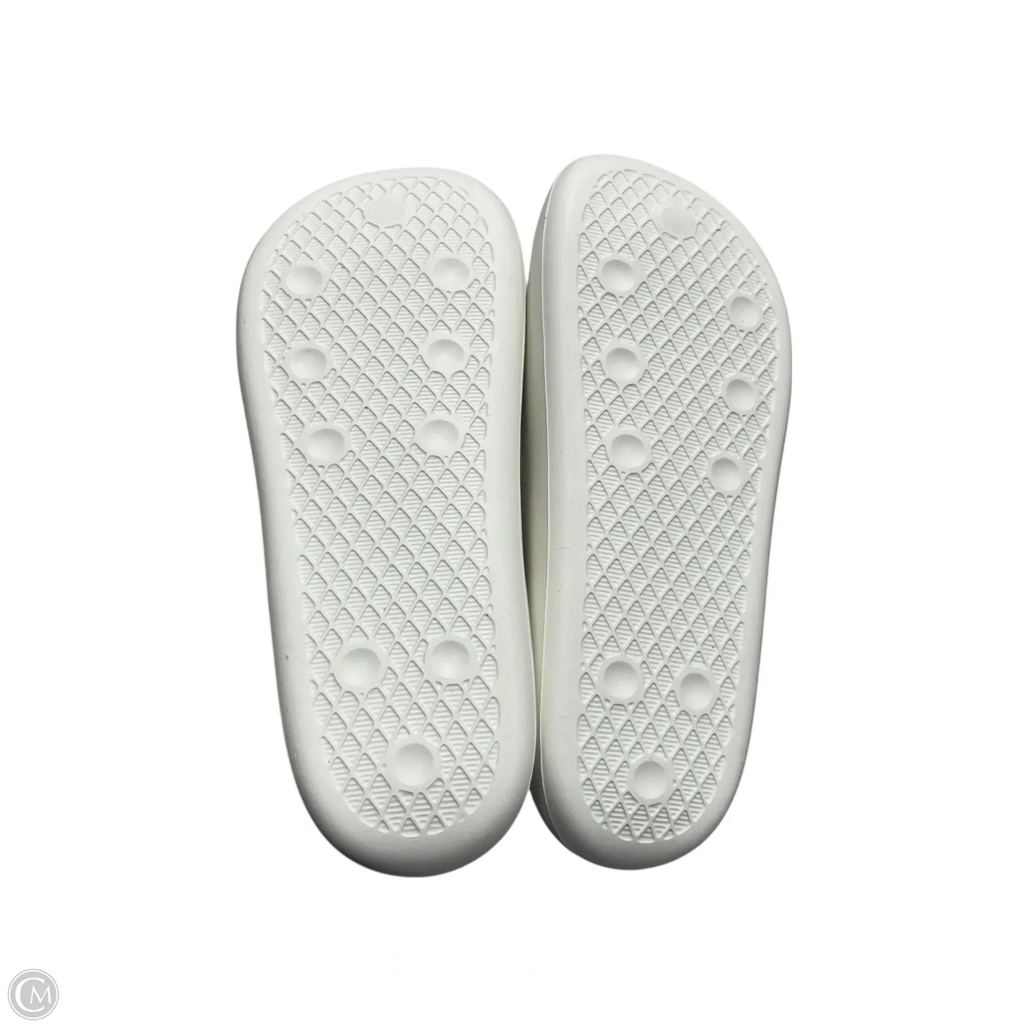 Sandals Heels Platform By Adidas In Ivory, Size: 9