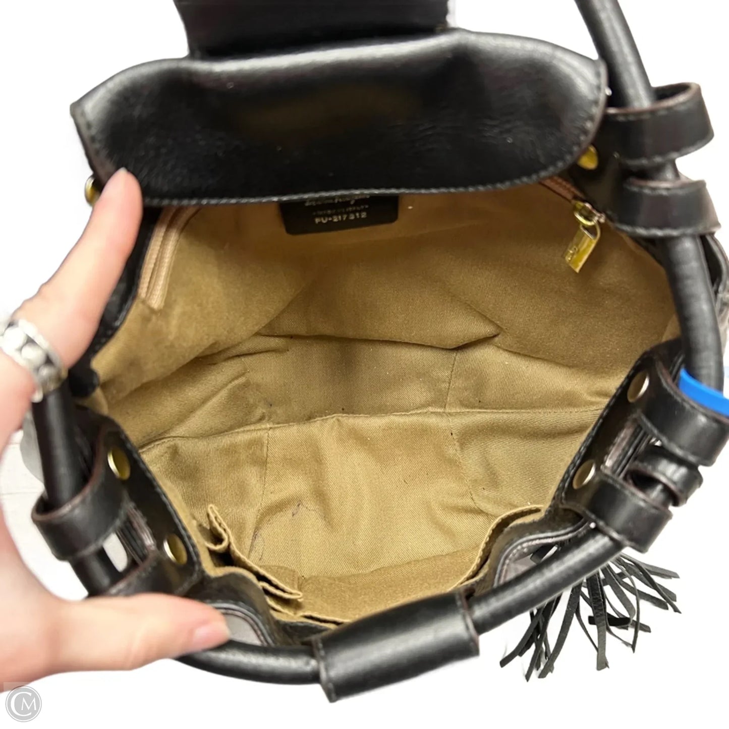 Handbag Luxury Designer By Ferragamo, Size: Small