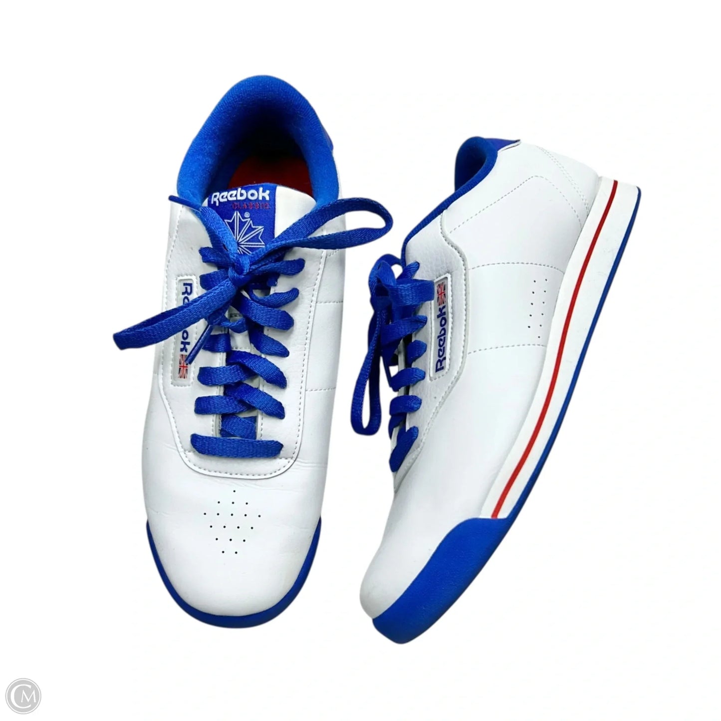Shoes Athletic By Reebok In Blue & White, Size: 9