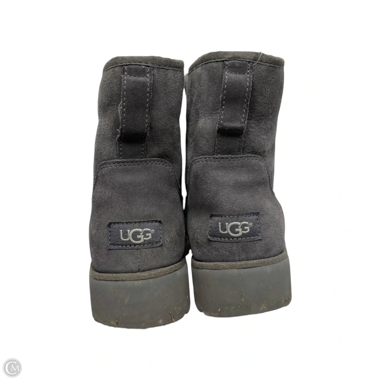 Boots Designer By Ugg In Grey, Size: 9.5