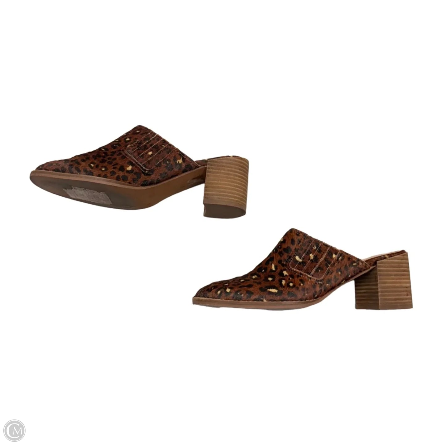 Shoes Heels Block By Madewell In Leopard Print, Size: 6.5