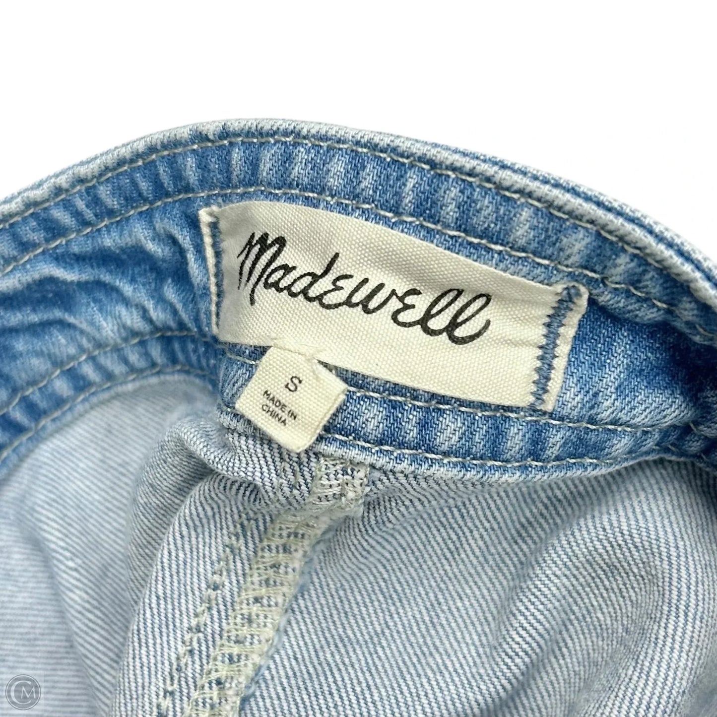 Jumpsuit By Madewell In Blue Denim, Size: S