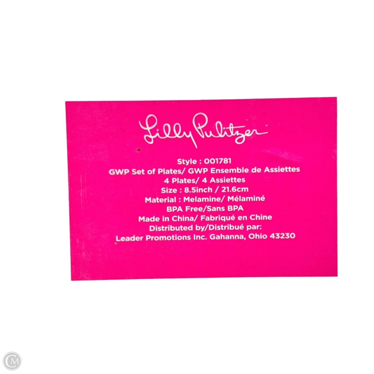 Plates Designer By Lilly Pulitzer