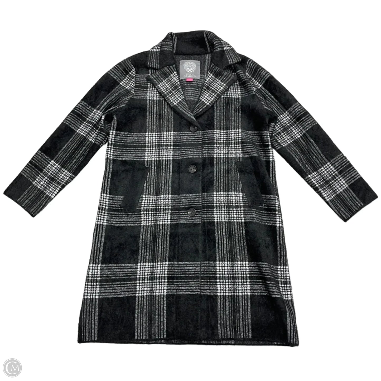 Jacket Other By Vince Camuto In Plaid Pattern, Size: L