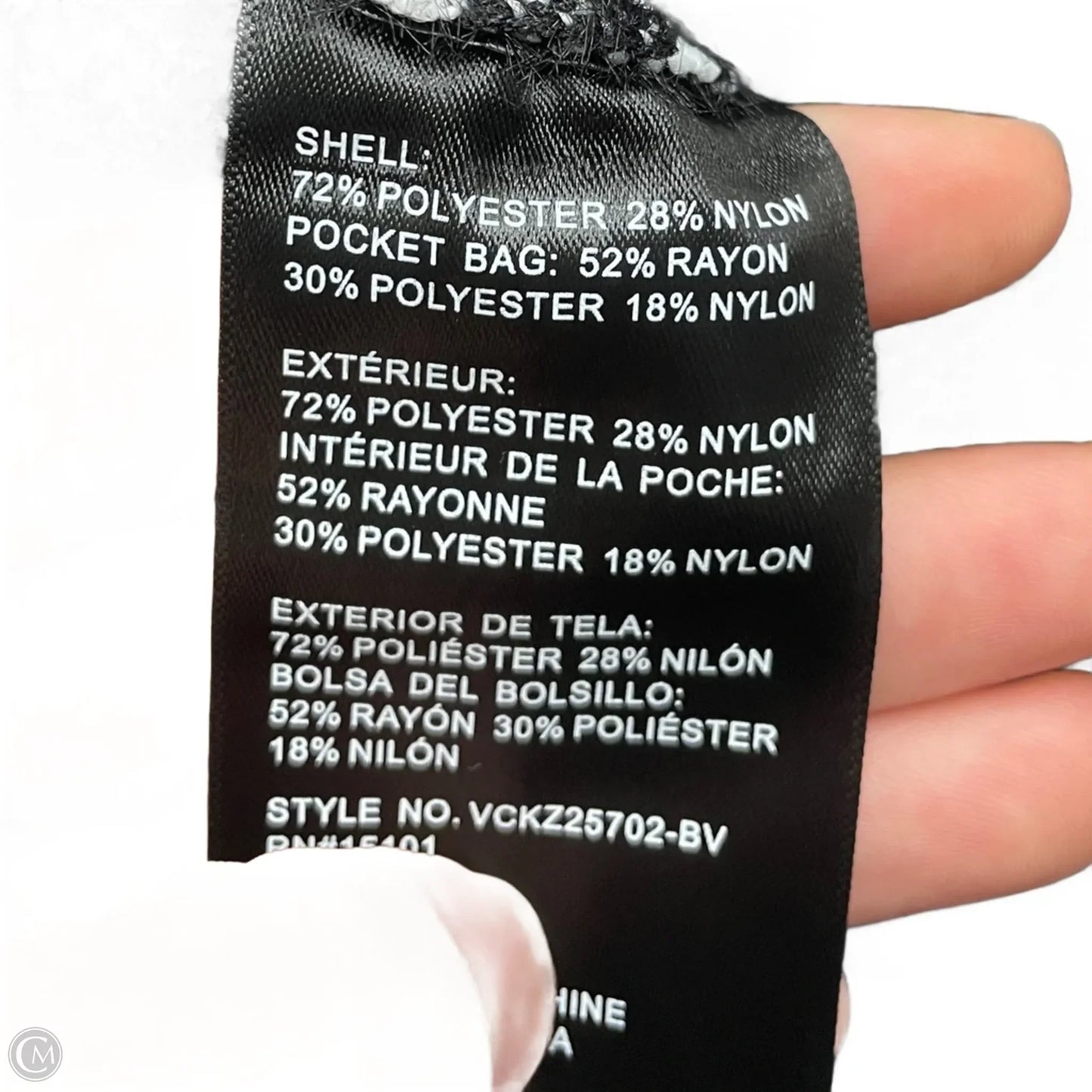 Jacket Other By Vince Camuto In Plaid Pattern, Size: L