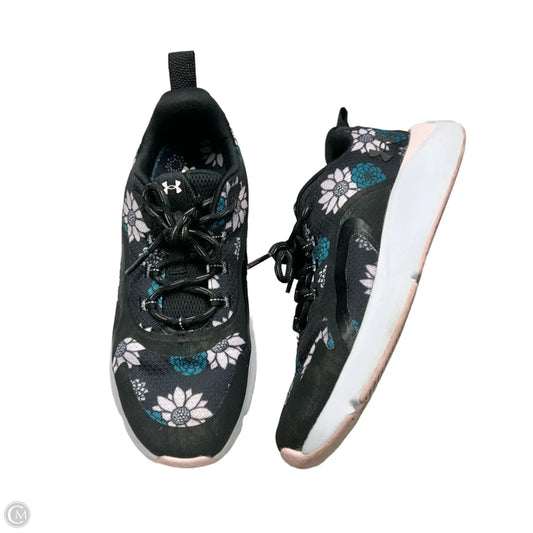 Shoes Athletic By Under Armour In Floral Print, Size: 7