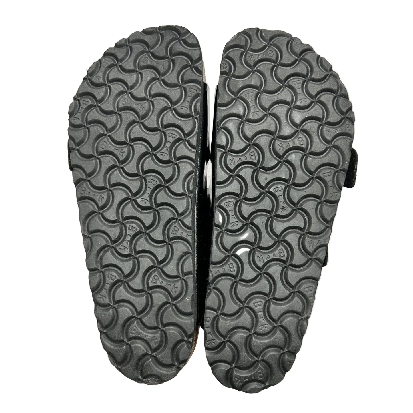 Sandals Flats By Birkenstock In Black, Size: 8