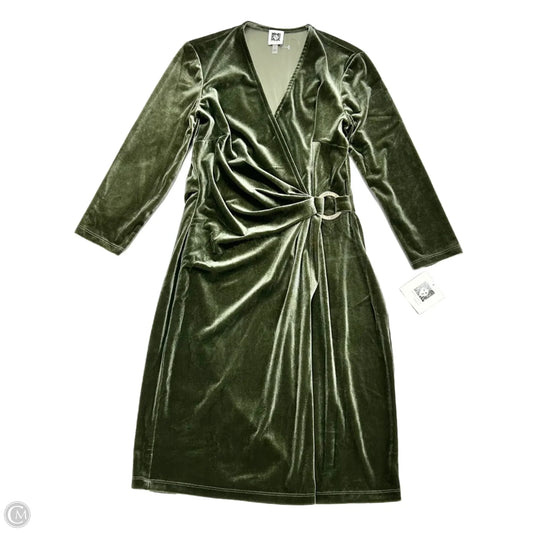 Dress Casual Midi By Anne Klein In Green, Size: S