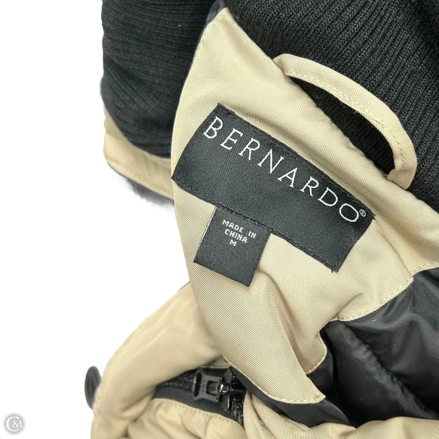 Coat Puffer & Quilted By Bernardo In Tan, Size: M