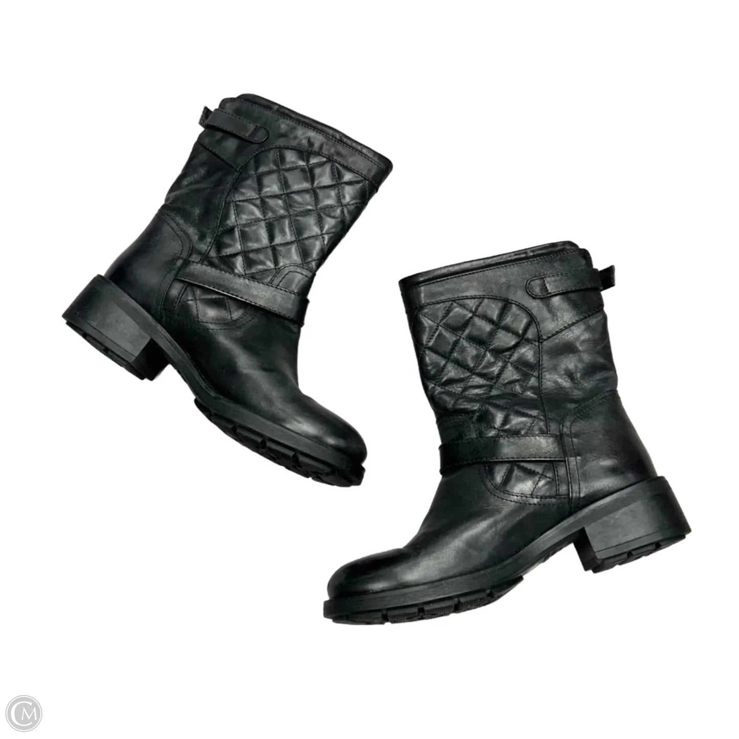 Boots Mid-calf Flats By Aquatalia In Black, Size: 6