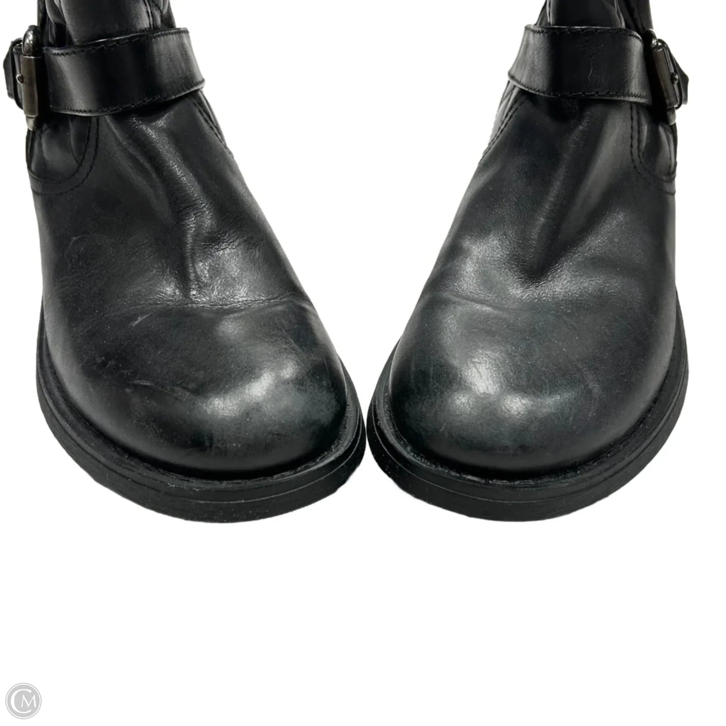 Boots Mid-calf Flats By Aquatalia In Black, Size: 6