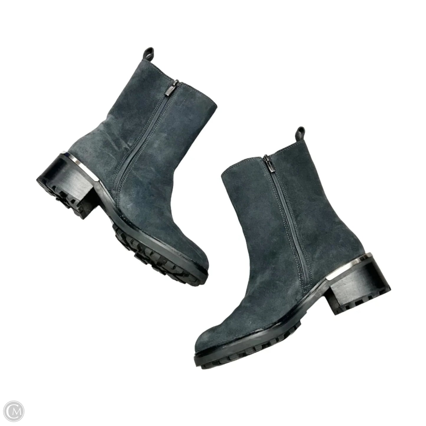 Boots Mid-calf Heels By Vince Camuto In Grey, Size: 7.5