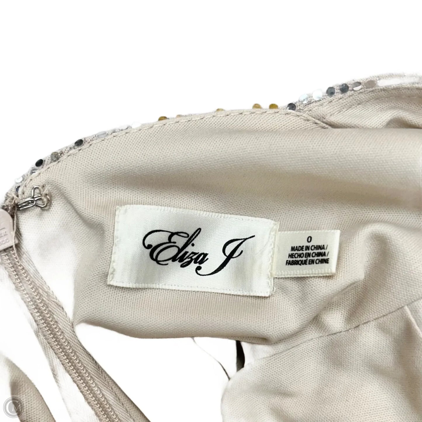 Dress Party Short By Eliza J In Silver, Size: Xs