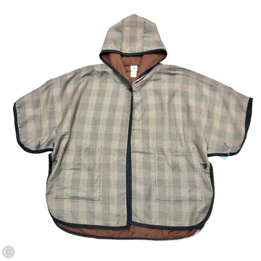 Poncho By Cabi In Plaid Pattern, Size: Xs/S