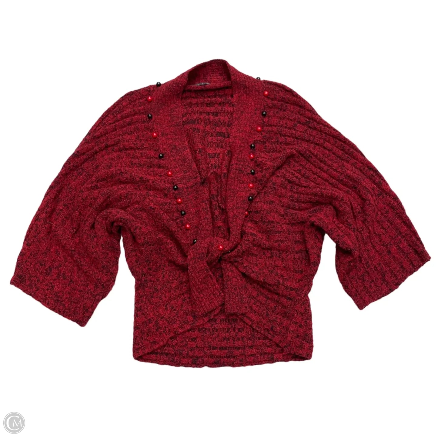 Sweater Cardigan By Valentine In Red, Size: M