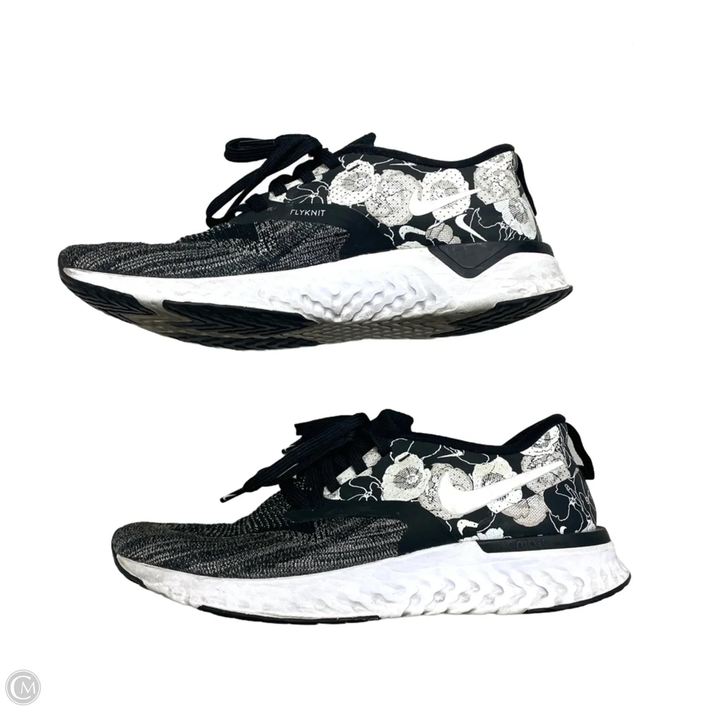 Shoes Athletic By Nike In Black & White, Size: 8