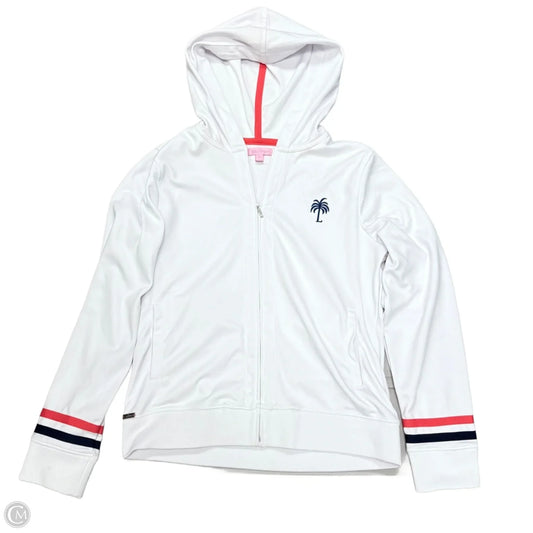 Sweatshirt Designer By Lilly Pulitzer In White, Size: L