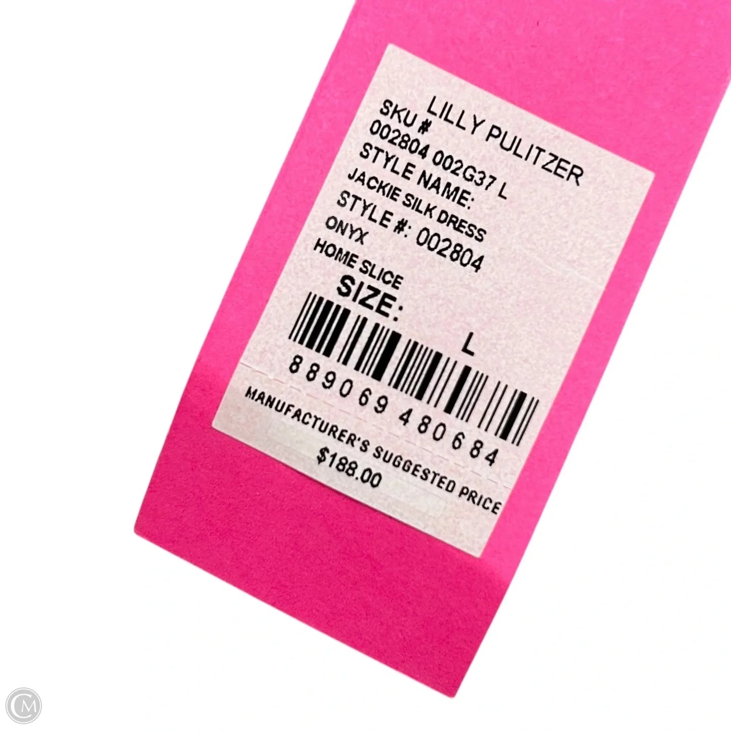Dress Designer By Lilly Pulitzer In Black & White, Size: L