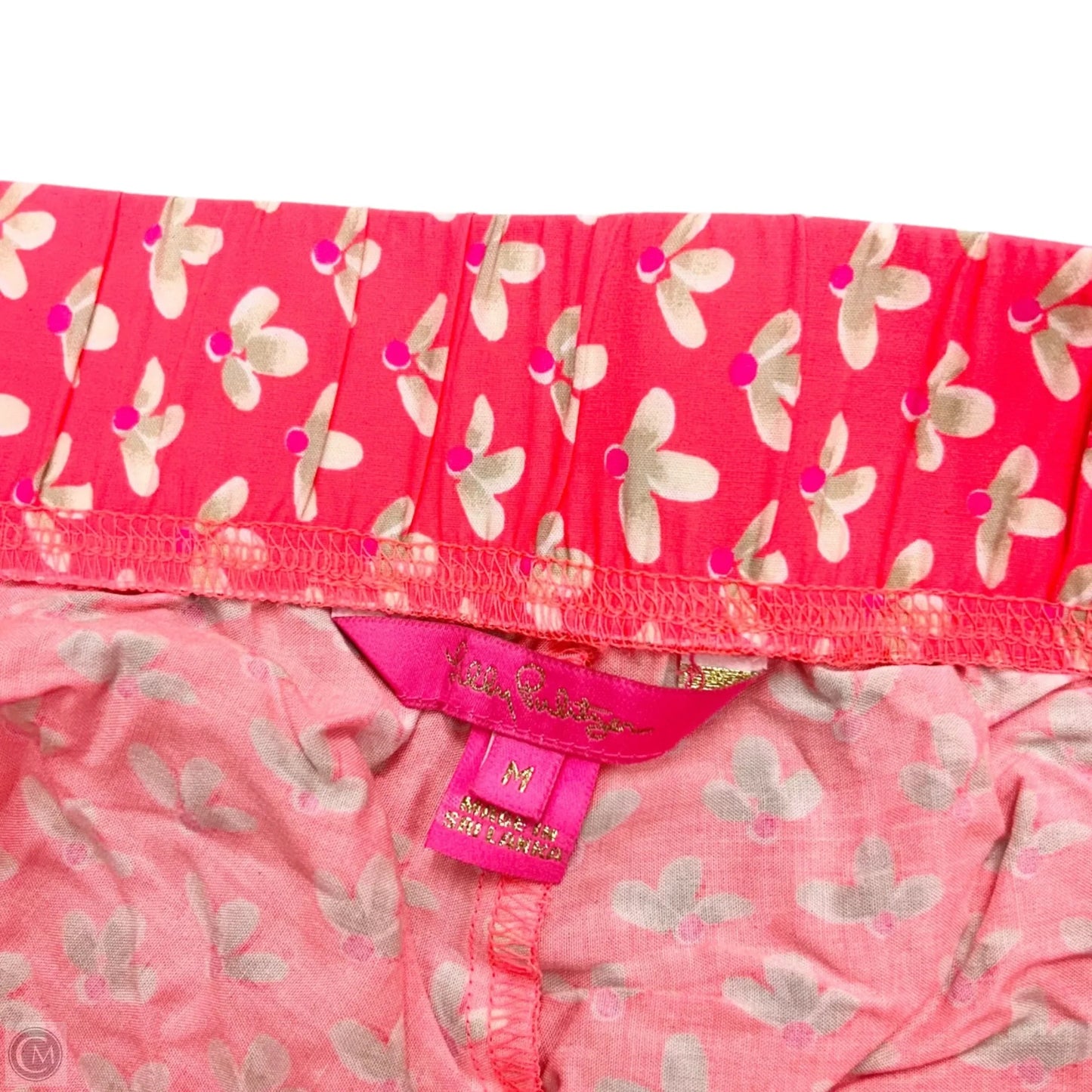 Pants Designer By Lilly Pulitzer In Pink & Tan, Size: M