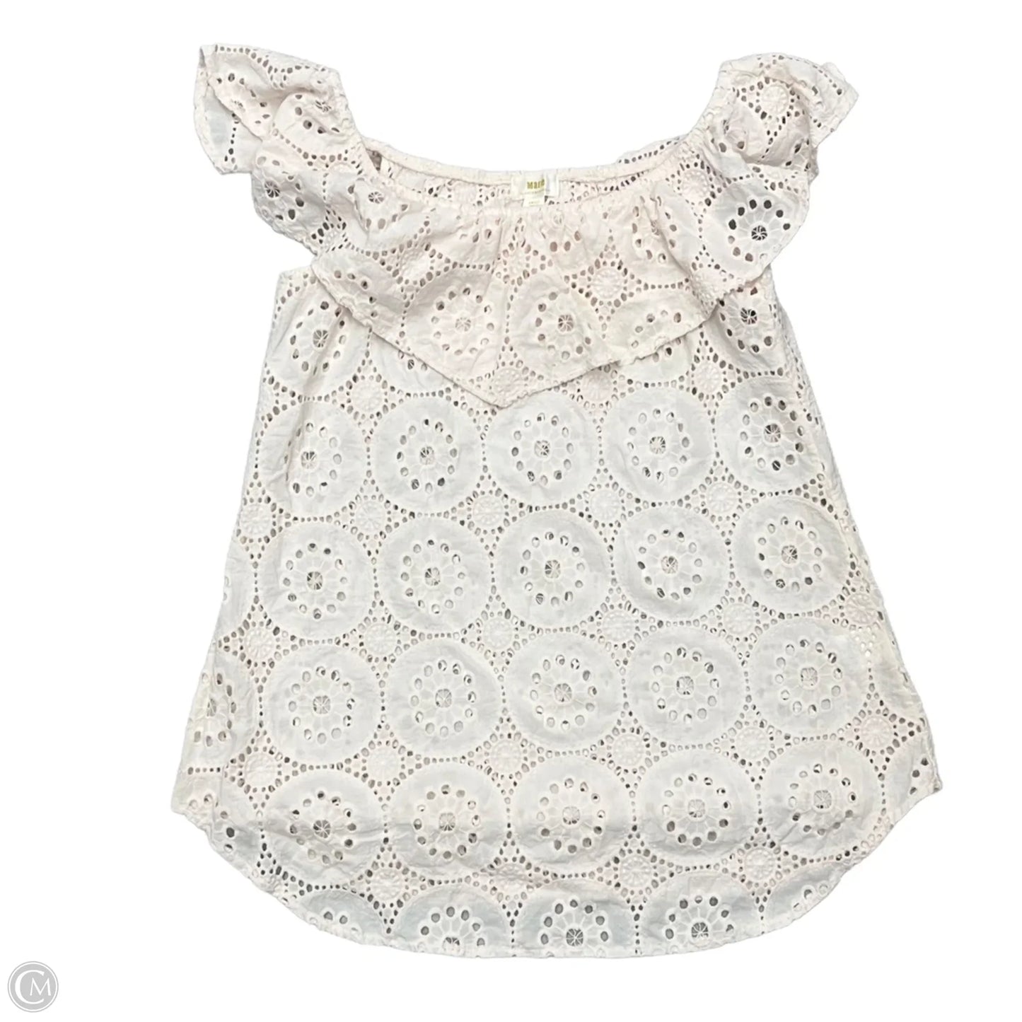 Dress Casual Short By Maeve In Cream, Size: S