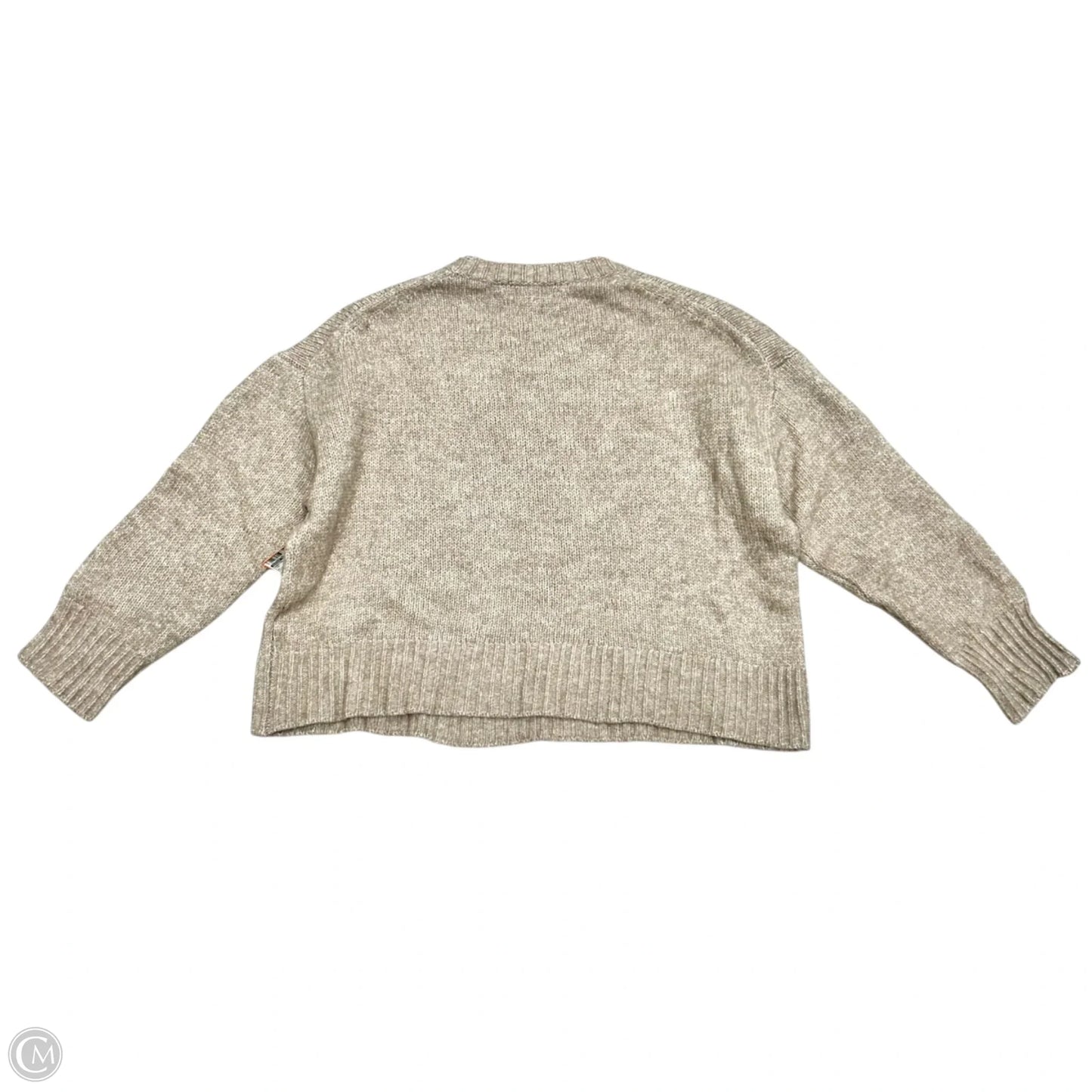 Sweater By Banana Republic In Tan, Size: L